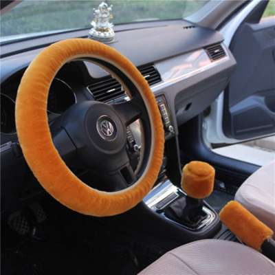 Hot sale Warm lovely steering wheel cover for winter use