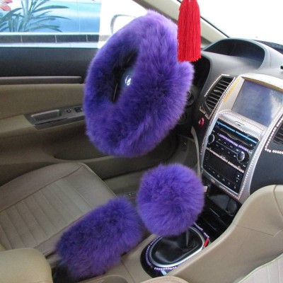 Winter Steering Wheel Cover Wool Steering Wheel Cover Plush Steering Wheel Cover